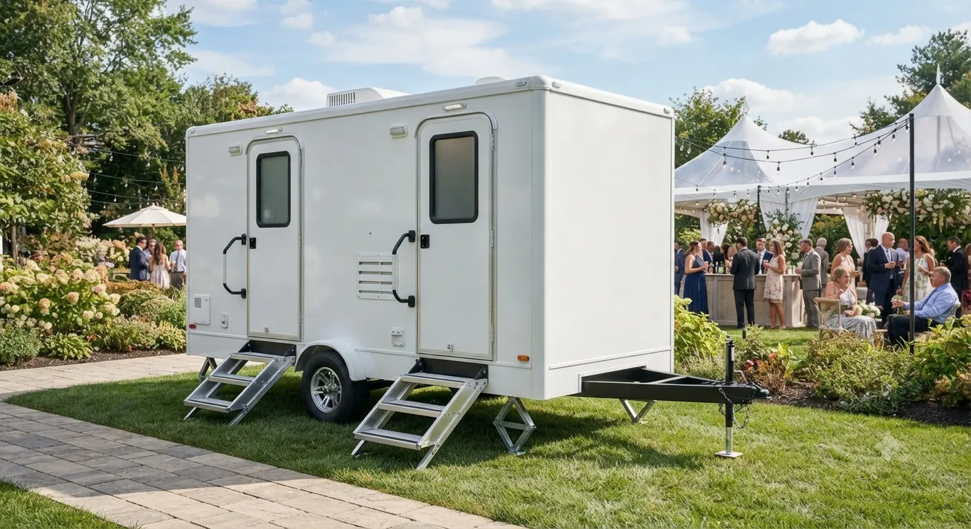 2 Stall Restroom Trailer in Lakewood, CO