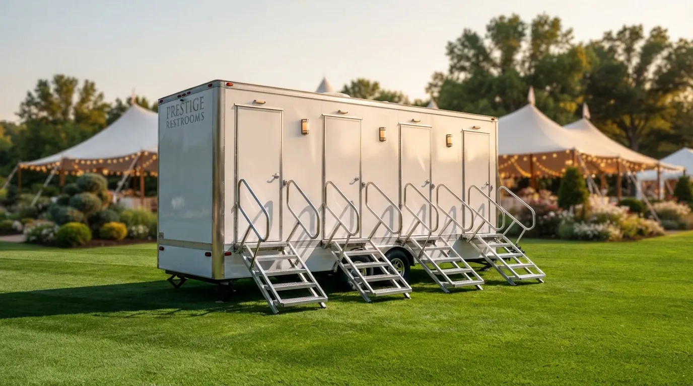 4 Stall Restroom Trailer in Lakewood, CO