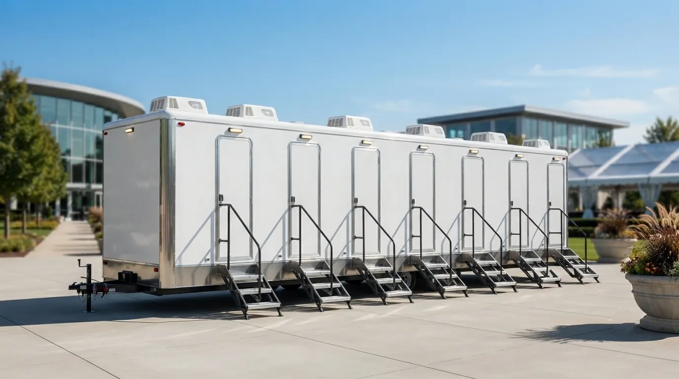 8 Stall Restroom Trailer in Lakewood, CO